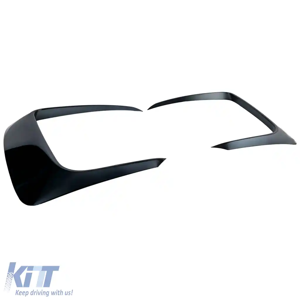 Flaps Frontsplitter Negru potrivit pentru bara de protecție VW T7 Transporter din 2024-image-6327907
