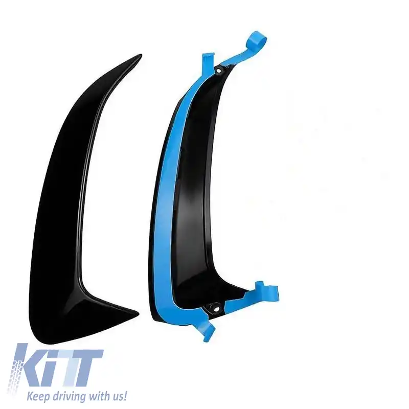 Flaps / Ventilație pentru Bara Spate Potrivită pentru Mercedes-Benz A-Class W177 Hatchback cu Bara de Design Lucioasă Neagră 2 Piese-image-6310799