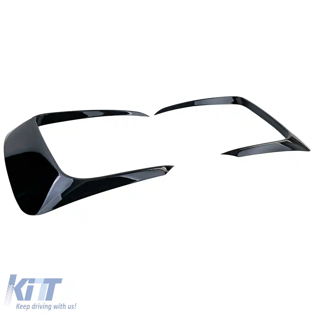 Flecuri splitter frontal lucios negre pentru bara de protecție potrivite pentru VW T7 din 2024-image-6203625