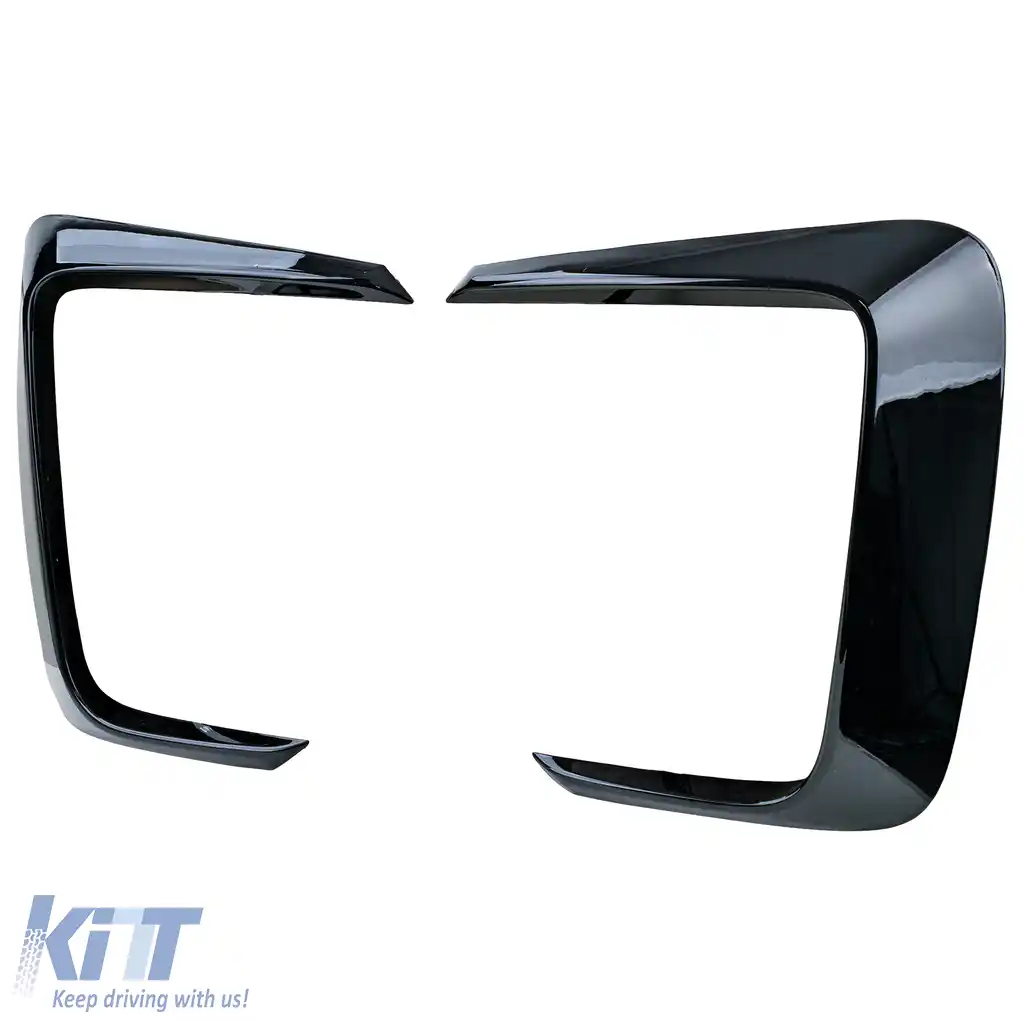 Flecuri splitter frontal lucios negre pentru bara de protecție potrivite pentru VW T7 din 2024-image-6203627