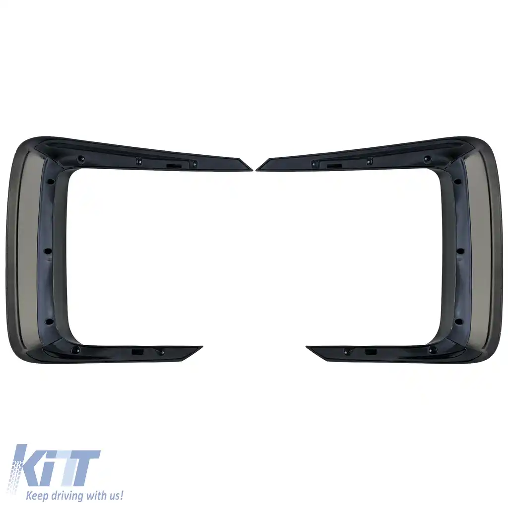 Flecuri splitter frontal lucios negre pentru bara de protecție potrivite pentru VW T7 din 2024-image-6203629