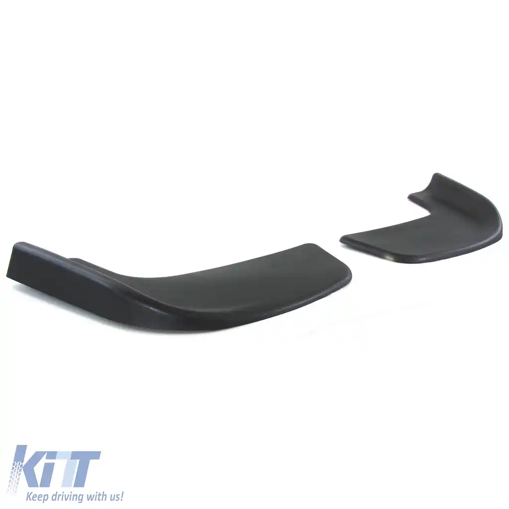 Flecuri spoiler frontal cupă aripi plate universale negre performanță 2-image-6191594