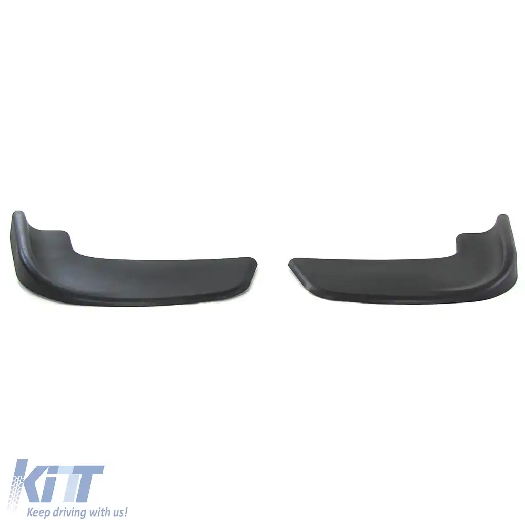 Flecuri spoiler frontal cupă aripi plate universale negre performanță 2-image-6191595