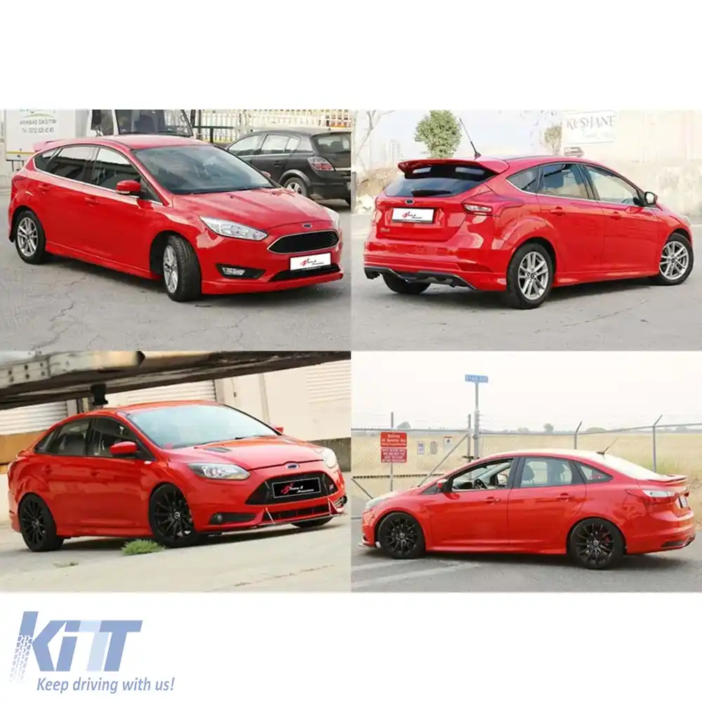 image-9-Focus Mk3 FL Sedan Sport Praguri Laterale Suprafață Brută Plastic Vacuum / 2015-2018