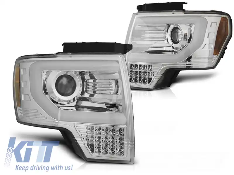FORD F150 MK12 08-14 TUBUL LUMINOS CHROME
