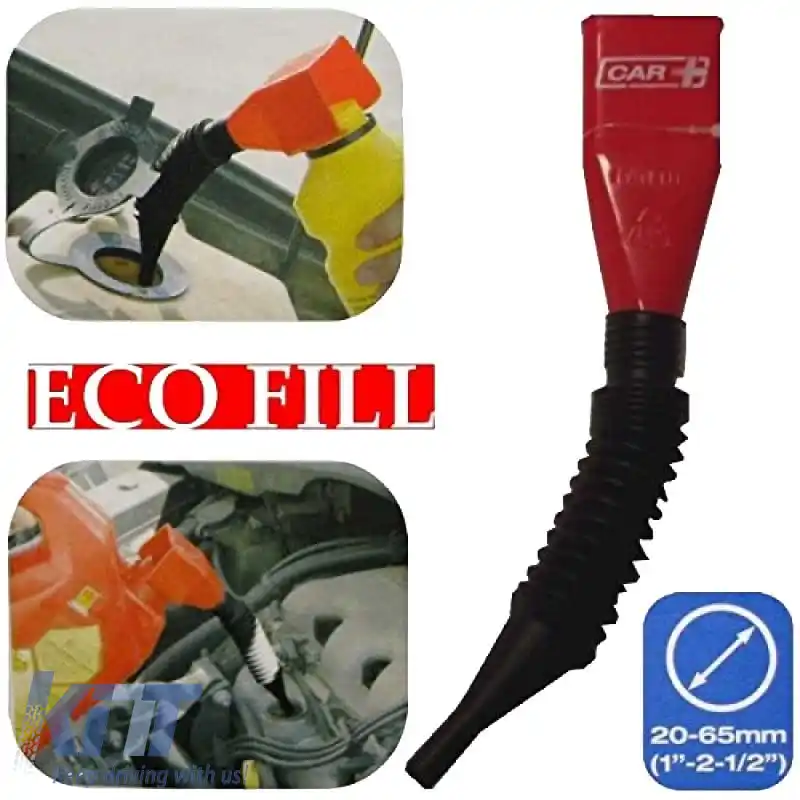 Funel Ecofil Plastic Roșu Cu Tub Car+-image-6294766