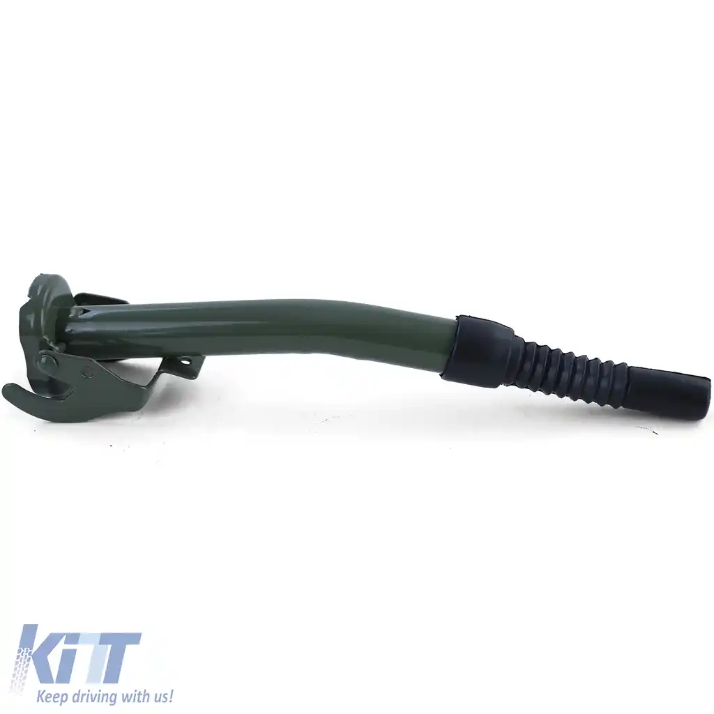Furtun de umplere metalic verde pentru canistră metalică de benzină motorină-image-6203008