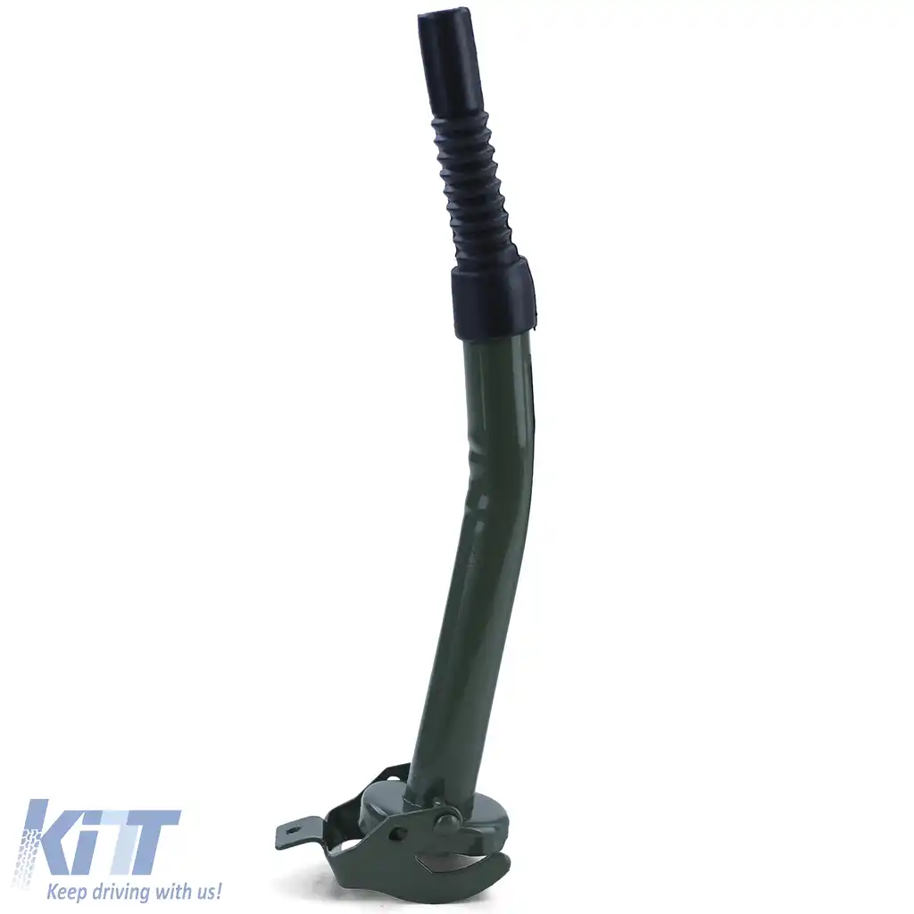 Furtun de umplere metalic verde pentru canistră metalică de benzină motorină-image-6203011
