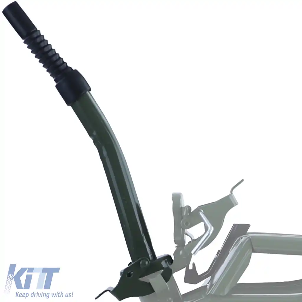 Furtun de umplere metalic verde pentru canistră metalică de benzină motorină-image-6203013