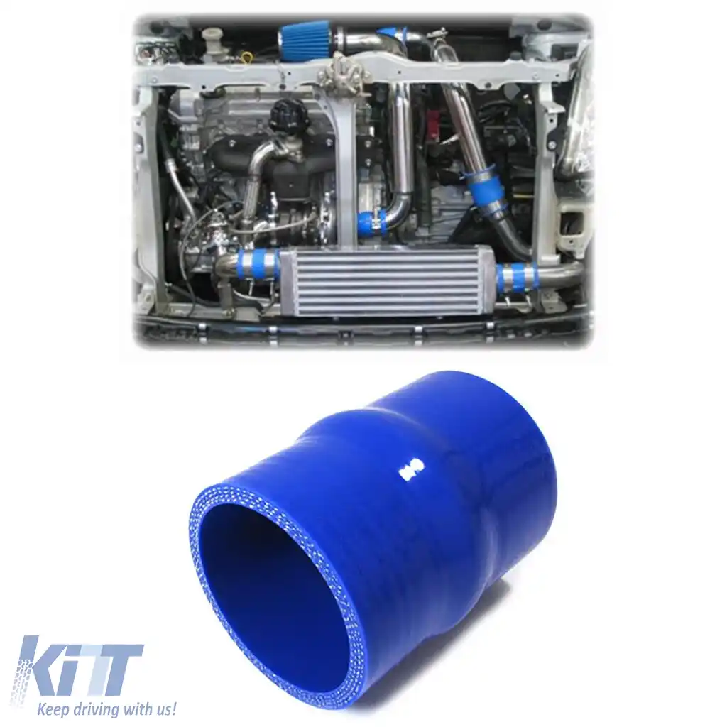 Furtun din silicon cu amortizor 76mm Ø51mm