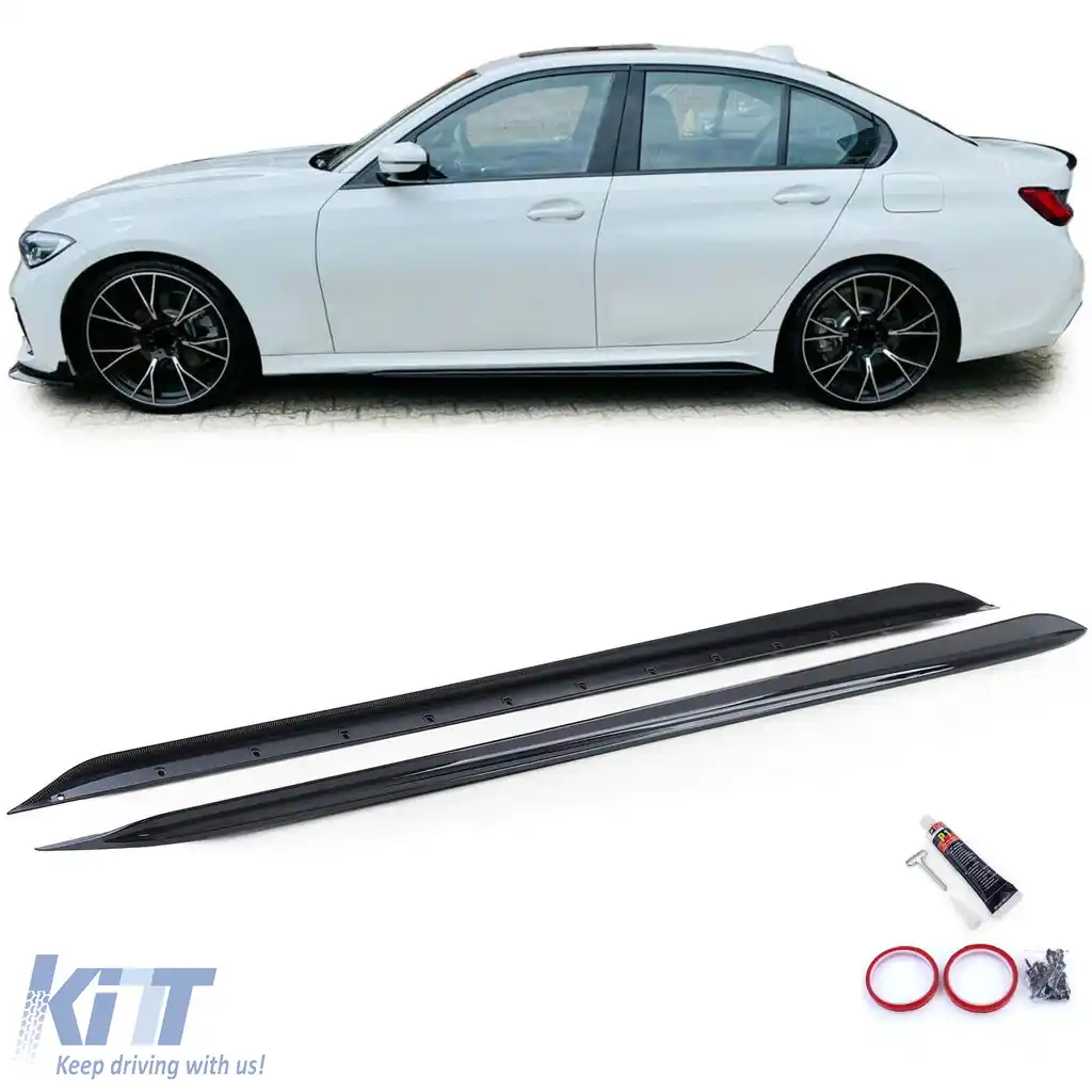 Fusta laterală Performance Gloss potrivită pentru BMW Seria 3 G20 G21 2019-2022
