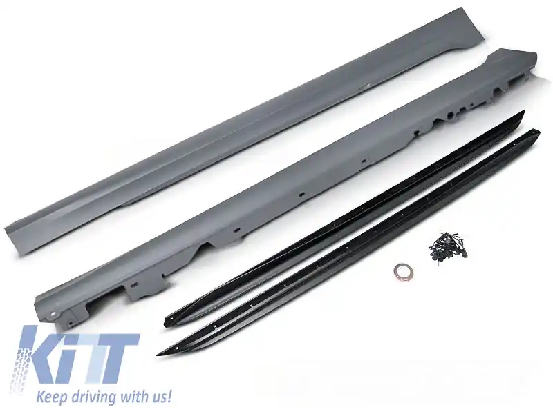 FUSTI DE LATERALĂ STIL PERFORMANȚĂ NEGRU MATT potriviți pentru BMW G20/G21 19-25