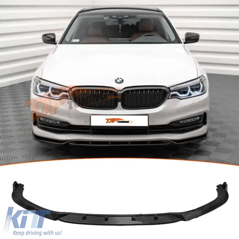 G30 Standard Spoiler frontal 3 piese Negru pian ABS / 2017 - 2020