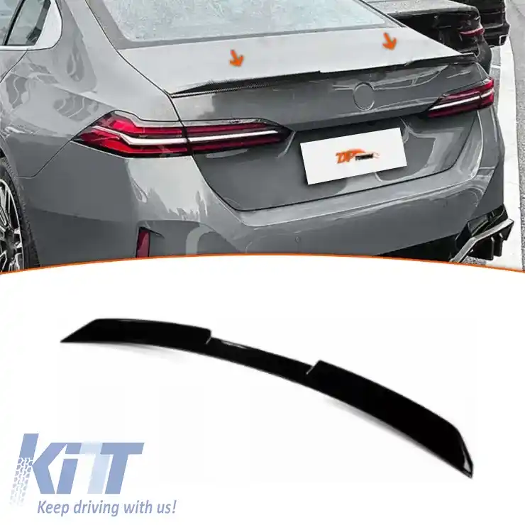 G60 - G68 M Performance Design Design Spoiler Spate pentru Portbagaj Negru Piano ABS / 2024-în sus