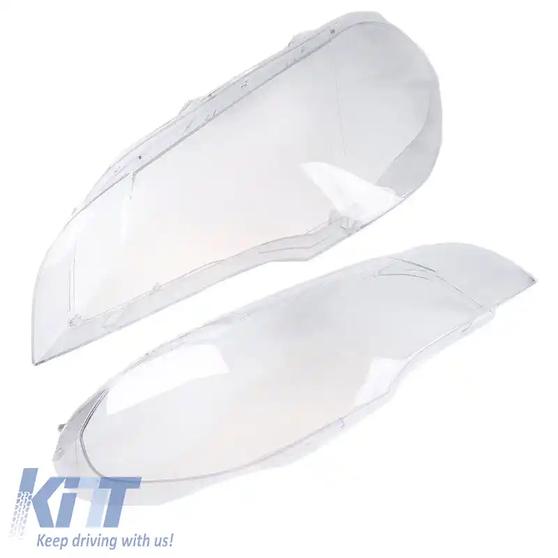 Geamuri lentile faruri potrivite pentru BMW X5 E70 07-13 2 buc.-image-6297042