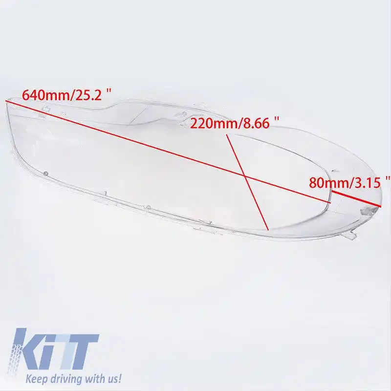 Geamuri lentile faruri potrivite pentru BMW X5 E70 07-13 2 buc.-image-6297043