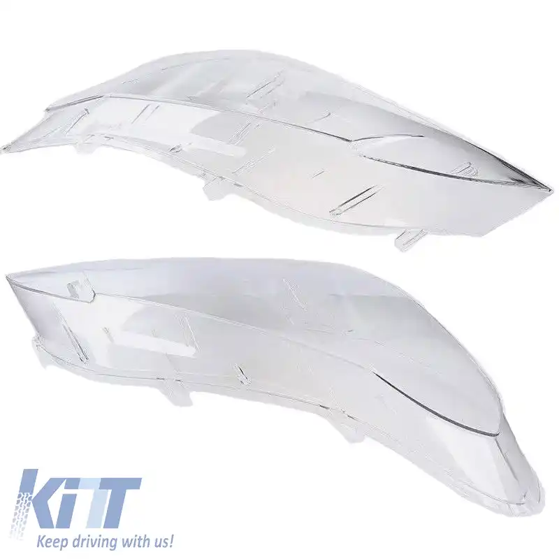 Geamuri lentile faruri potrivite pentru BMW X5 E70 07-13 2 buc.-image-6297045