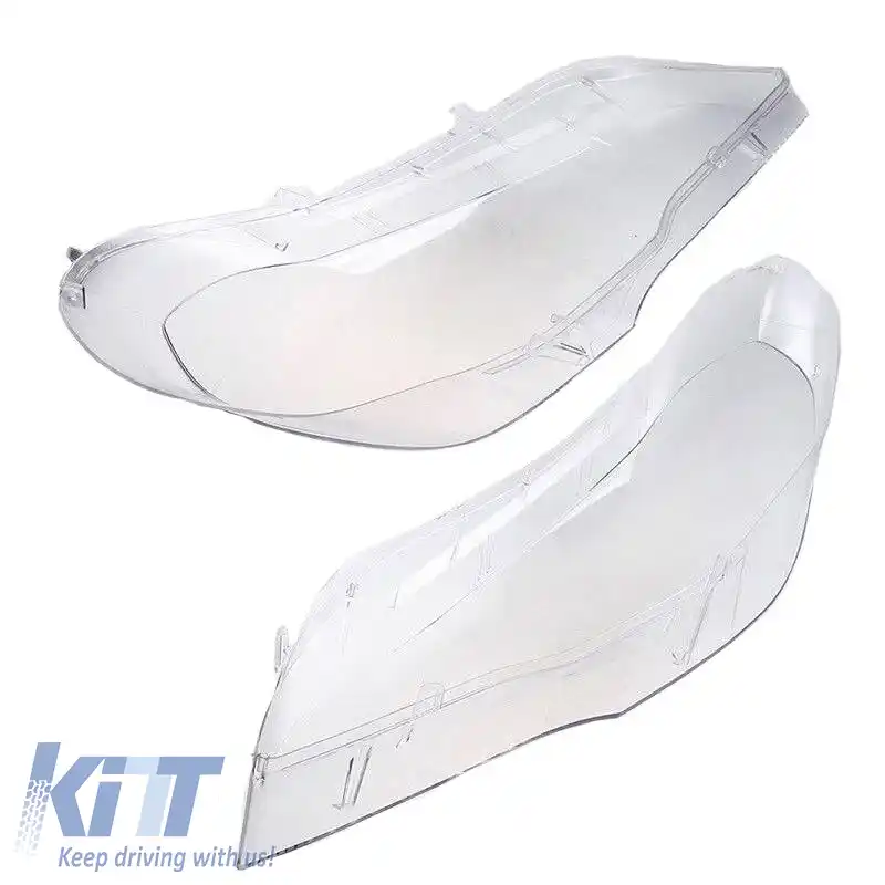 Geamuri lentile faruri potrivite pentru BMW X5 E70 07-13 2 buc.-image-6297046