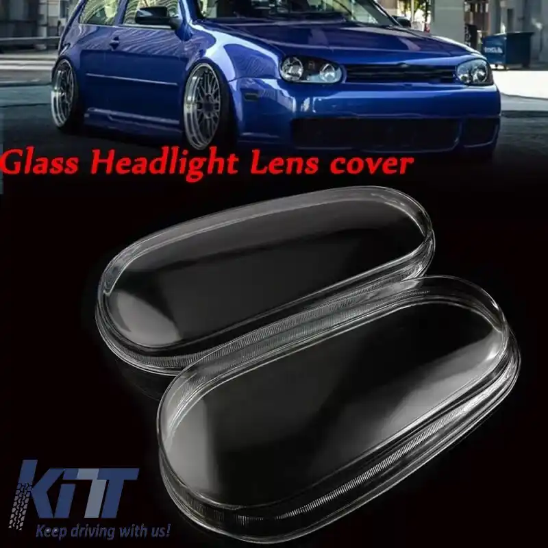 Geamuri lentile faruri potrivite pentru VW Golf IV (4) 98-04 2 buc.-image-6321338