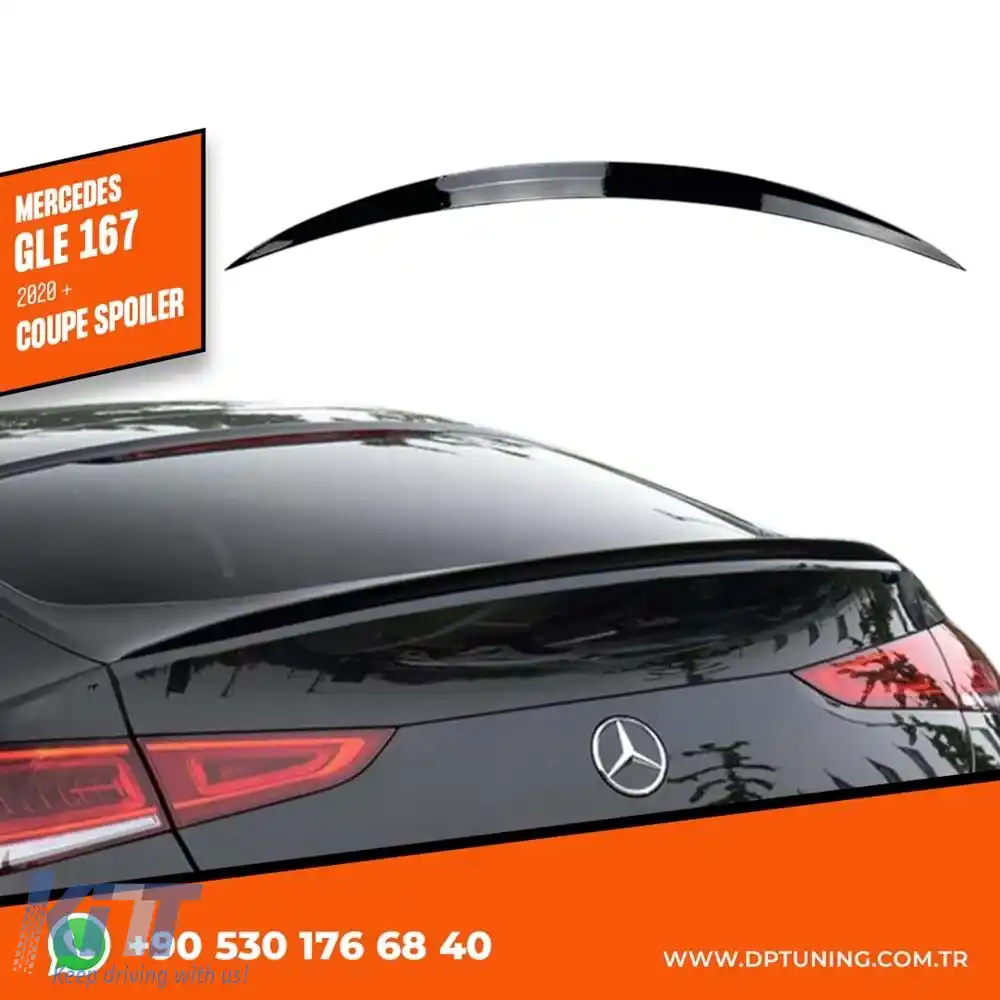 image-55-GLE167 C167 Coupe Spoiler Spate Negru Pian ABS / 2020 După