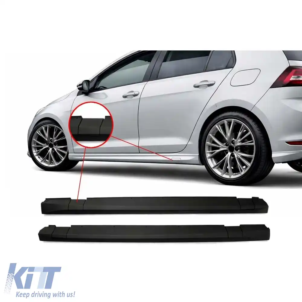 image-78-Golf 7 Aero Praguri Laterale Suprafață Brută ABS / 2012-2020
