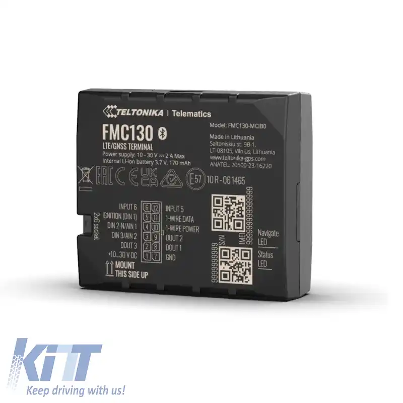 Gps Tracker 4G potrivit pentru Auto / Camioane Teltonika FMC 130 Canbus-image-6318645
