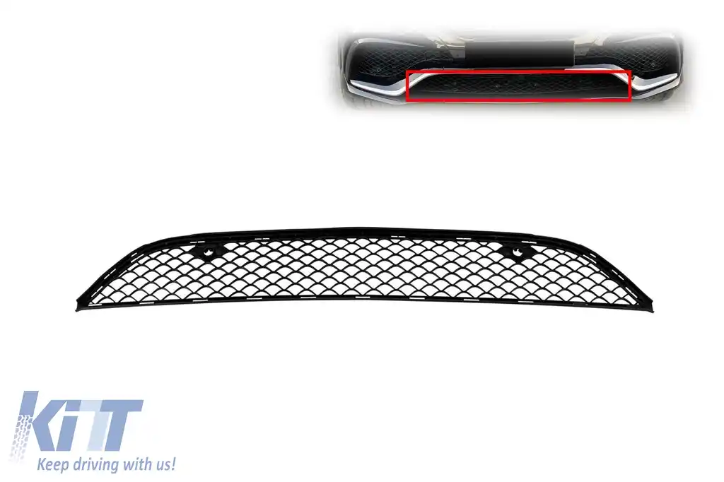 Grilă centrală potrivită pentru bara de protecție frontală A Design a Mercedes GLE Coupe C292 2015-2019