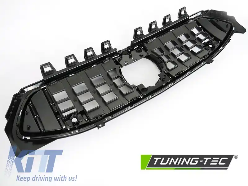 GRILĂ CHROME NEGRU STIL SPORT potrivită pentru MERCEDES CLA W118 19-23-image-6270082