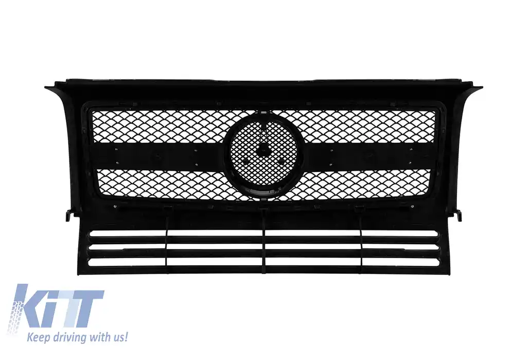 GRILĂ CHROME/GREY TIP A Design potrivită pentru MERCEDES G CLASS W463 1990-2018-image-6146129