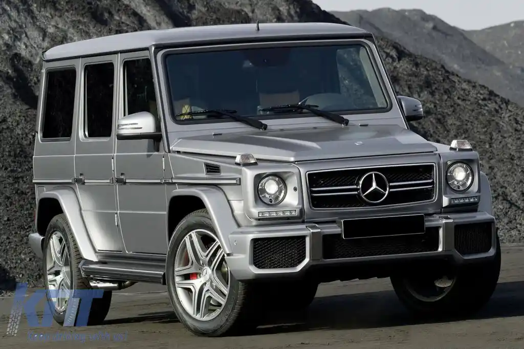 GRILĂ CHROME/GREY TIP A Design potrivită pentru MERCEDES G CLASS W463 1990-2018-image-6146132