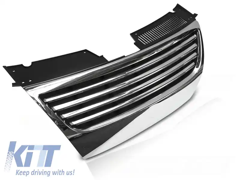image-41-GRILĂ CROM NEAGRĂ potrivită pentru VW PASSAT B6 05-10