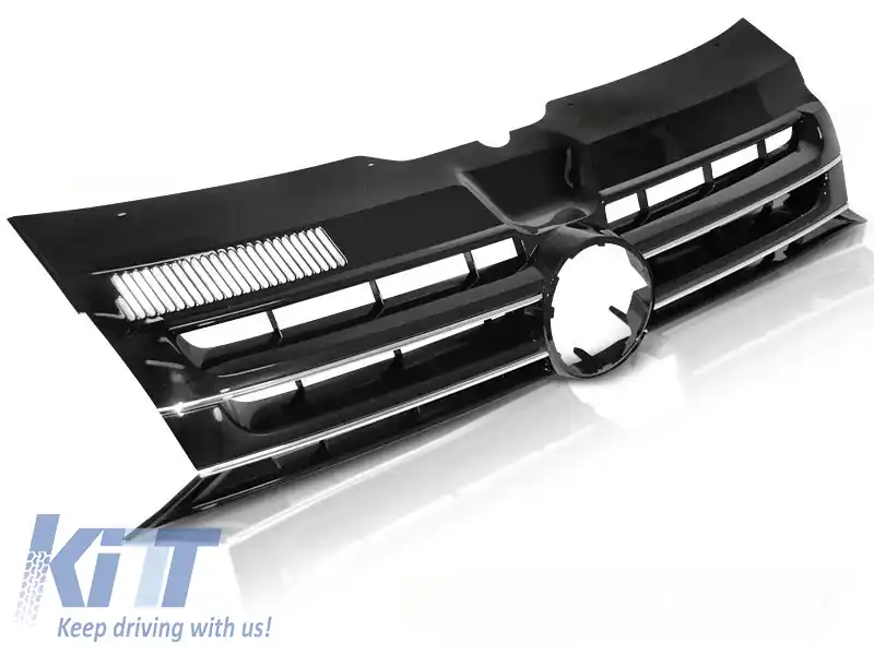 image-6-GRILĂ CROM NEAGRĂ potrivită pentru VW T5 10-15 CARAVELLE MULTIVAN