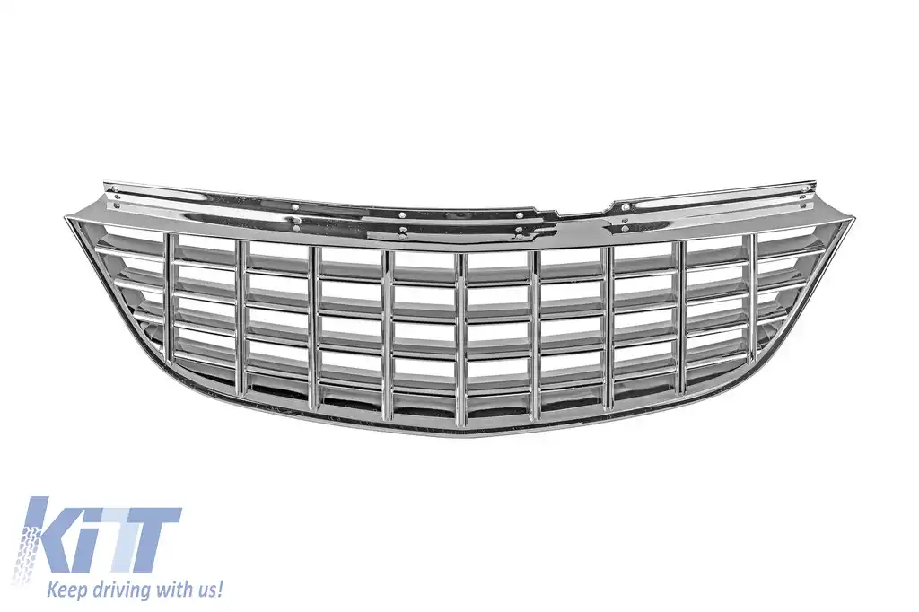 Grilă cromată potrivită pentru Opel Corsa D 2006-2009