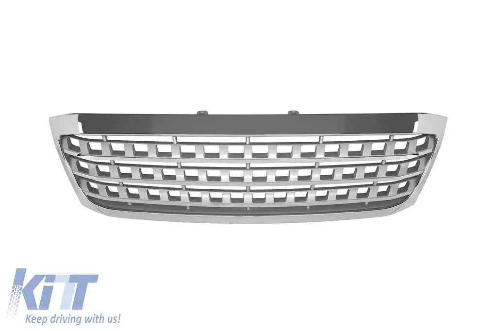 Grilă crom/gray potrivită pentru Toyota Hilux 2008-2010, tip Mercedes ML W164