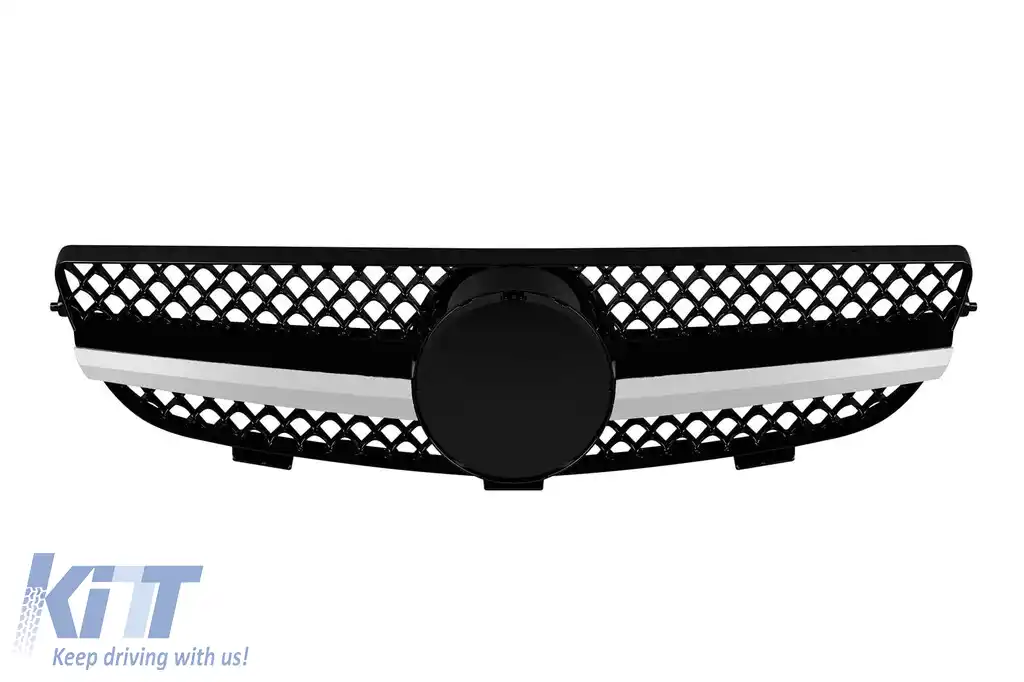 image-41-Grilă crom/neagră tip A Design potrivită pentru Mercedes CLK C209 2003-2009