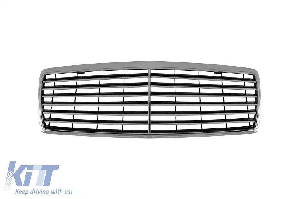 Grilă crom/neagră tip S600 potrivită pentru Mercedes S-Class W140 1995-1998