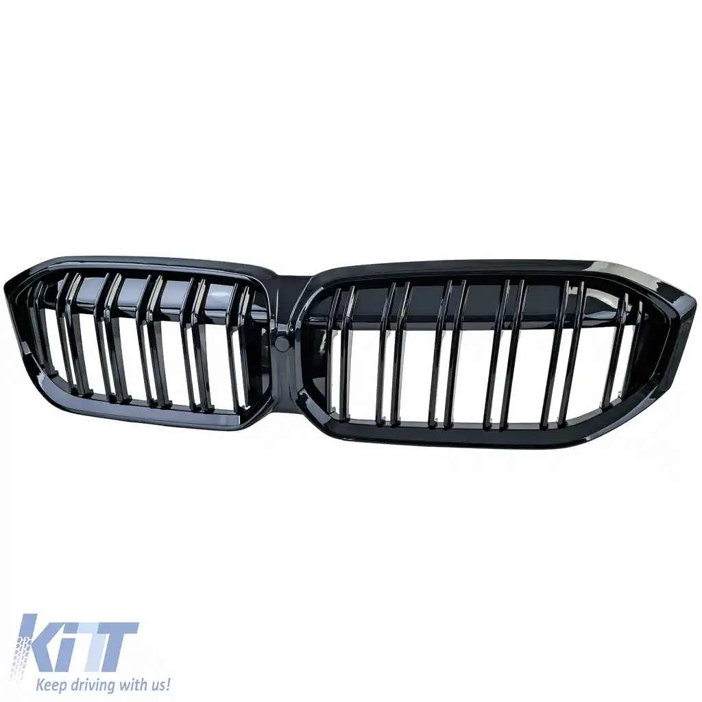 Grilă cu două fante Performance Gloss Black, potrivită pentru BMW Seria 3 G20 G21 LCI din 2022-image-6210513