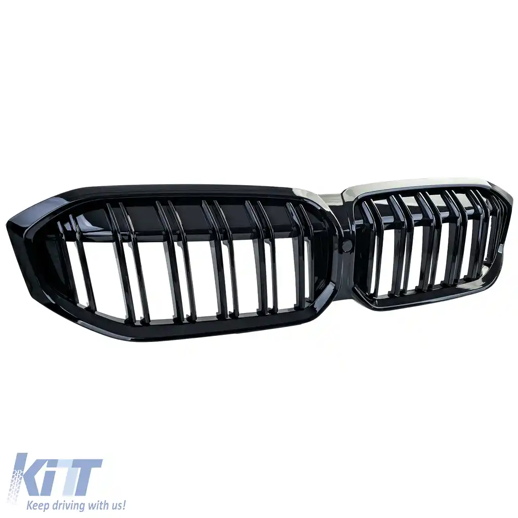 Grilă cu două fante Performance Gloss Black, potrivită pentru BMW Seria 3 G20 G21 LCI din 2022-image-6210515