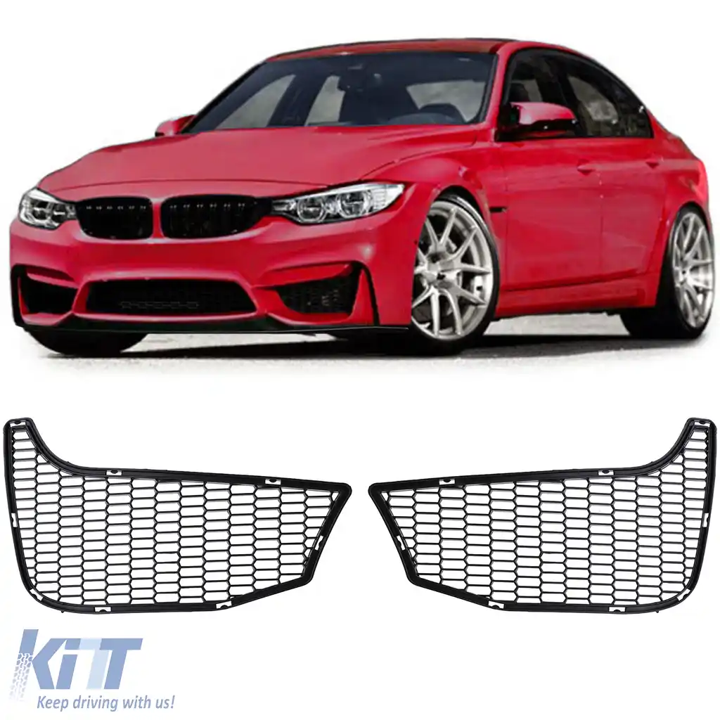 Grilă de bumper dreapta + stânga potrivită pentru BMW M3 F80 M4 F82 83 11-21