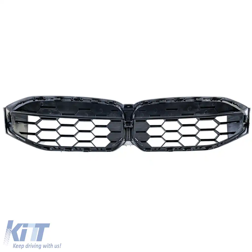 Grilă de performanță cu fagure crom negru, potrivită pentru BMW Seria 3 G20 G21 LCI din 2022-image-6210523
