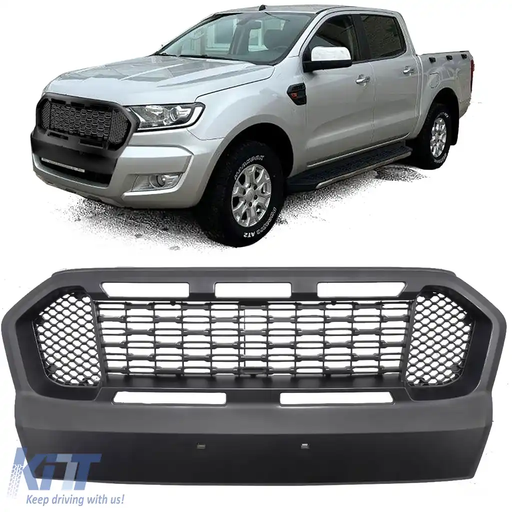 Grilă de performanță cu fagure neagră, potrivită pentru Ford Ranger T7 16-19 2.2 3.2