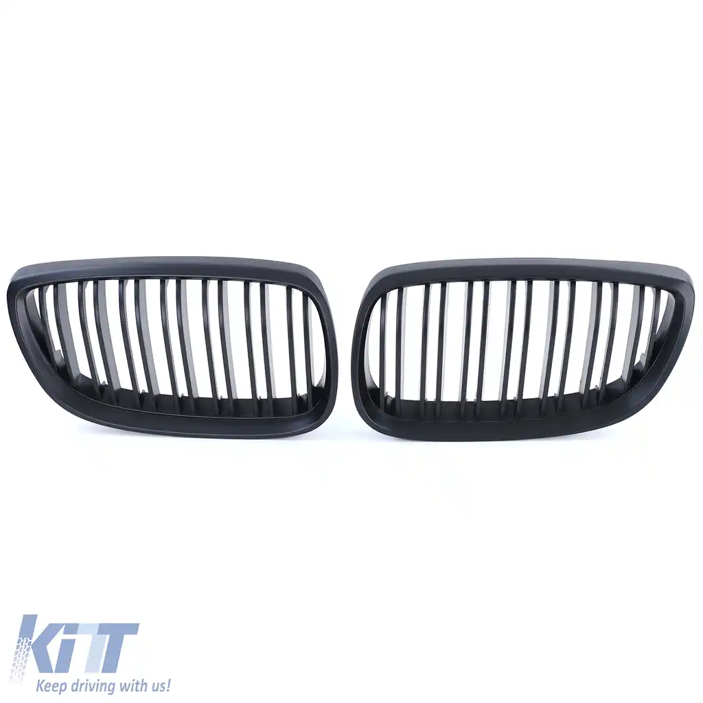 Grilă de performanță cu fante duble neagră, potrivită pentru BMW Seria 3 E92 E93 2005-2010-image-6192347