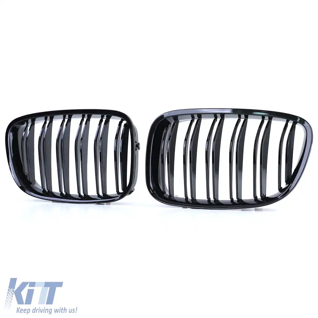 Grilă de performanță sport cu dublu fante lucioasă, potrivită pentru BMW Seria 5 GT F07-image-6197252