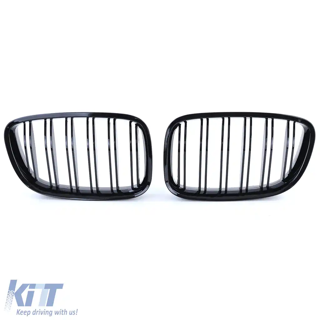 Grilă de performanță sport cu dublu fante lucioasă, potrivită pentru BMW Seria 5 GT F07-image-6197254