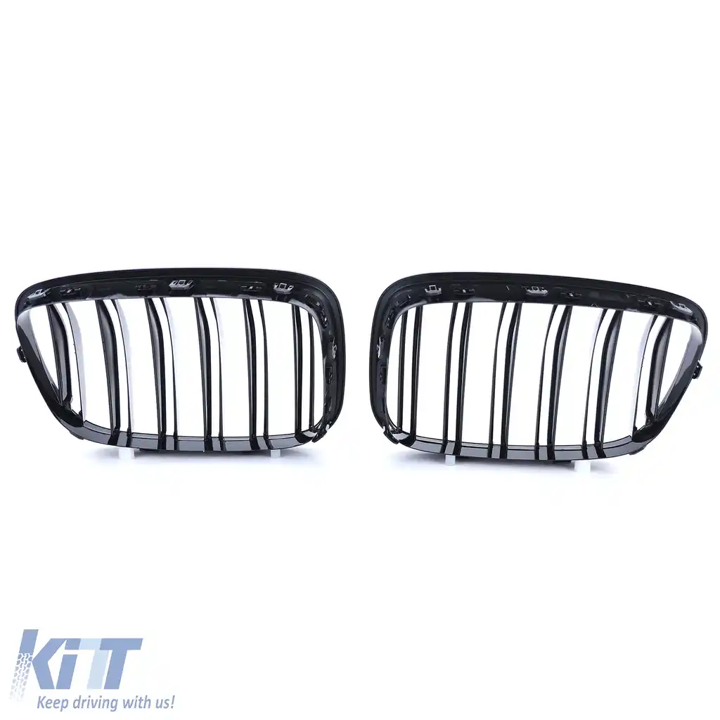 Grilă de performanță sport cu dublu fante lucioasă, potrivită pentru BMW Seria 5 GT F07-image-6197255