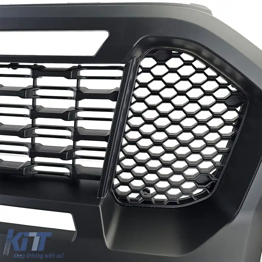 Grilă de performanță tip fagure neagră cu LED, potrivită pentru Ford Ranger T8 19-23-image-6200412