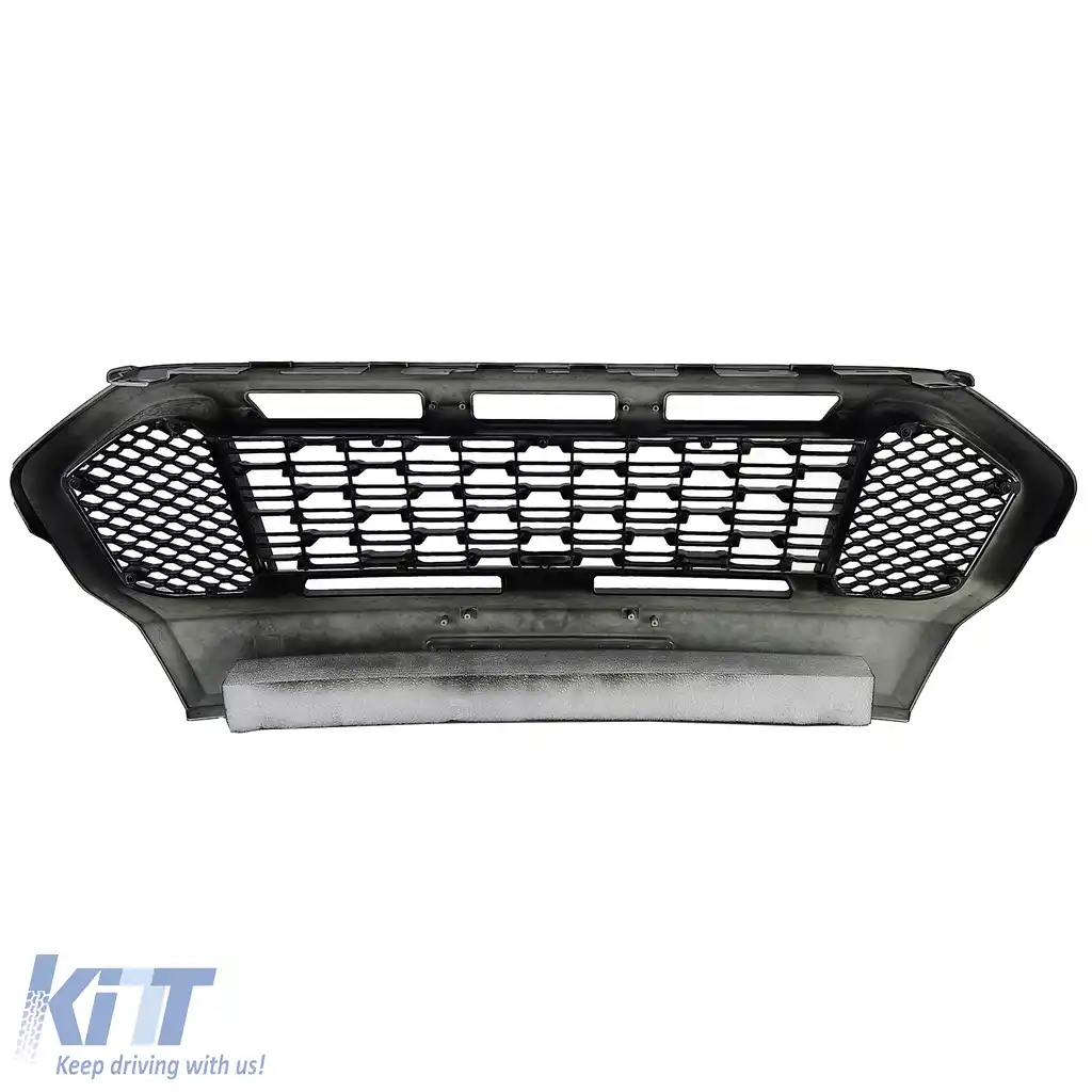 Grilă de performanță tip fagure neagră cu LED, potrivită pentru Ford Ranger T8 19-23-image-6200413