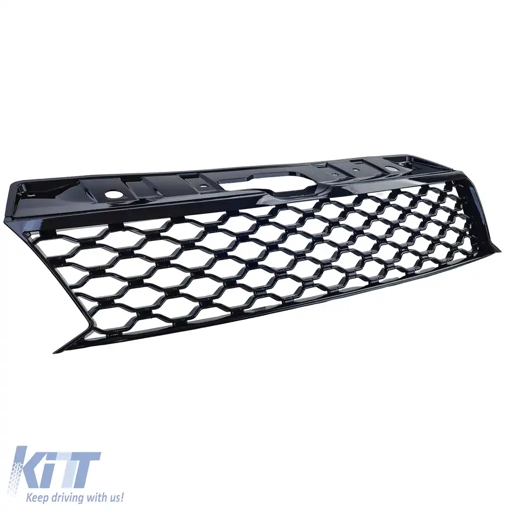 Grilă de Performanță Tip Fagure Neagră fără Emblemă, potrivită pentru VW Amarok I 2010-2022-image-6210356