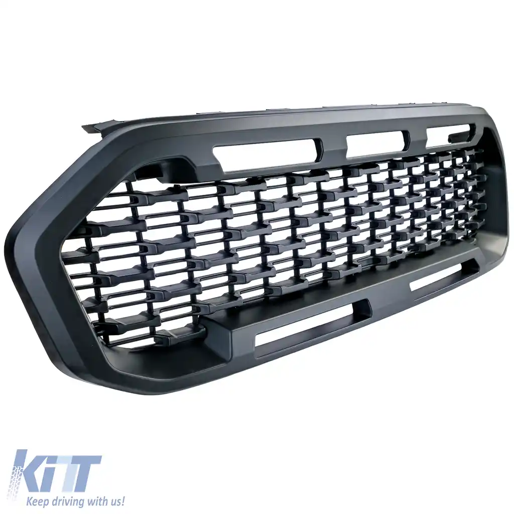Grilă de Performanță Tip Fagure Neagră fără Emblemă, potrivită pentru Ford Ranger T8 19-22-image-6210822