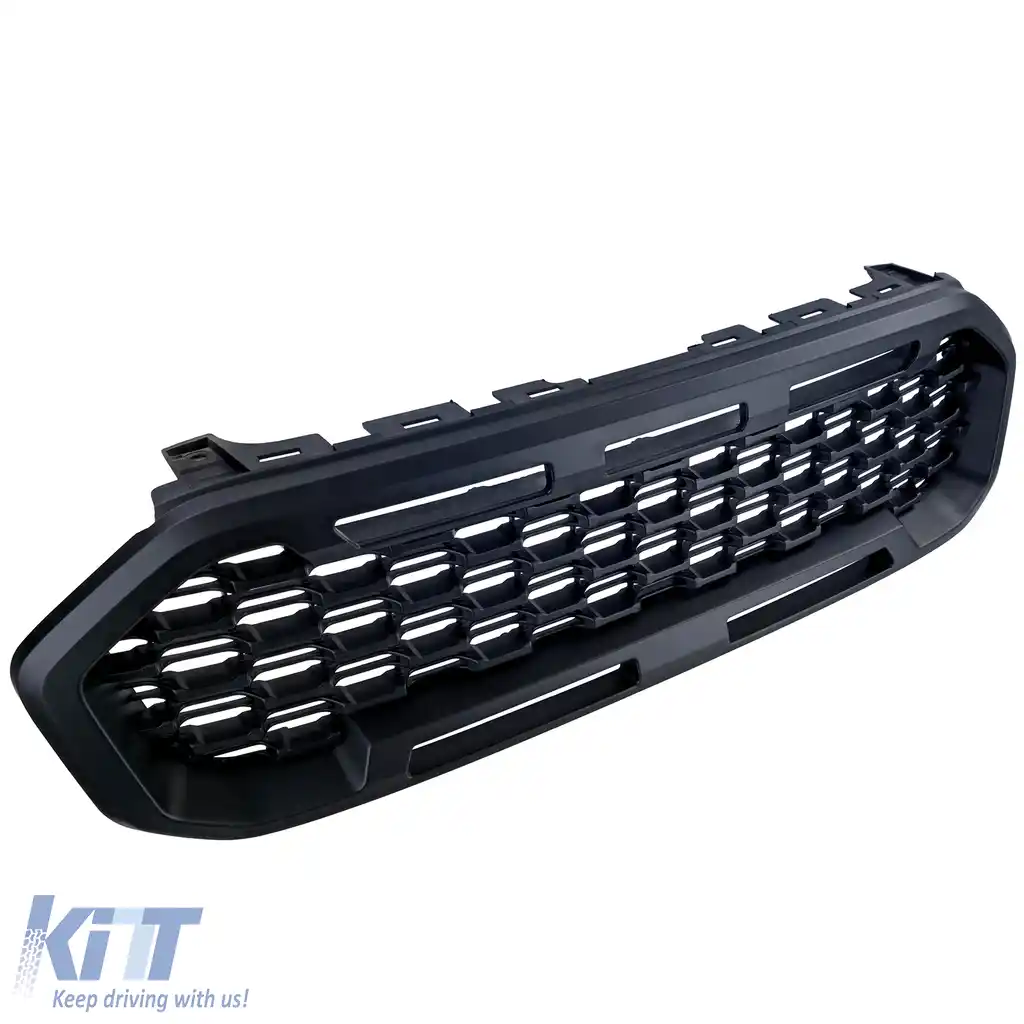 Grilă de Performanță Tip Fagure Neagră fără Emblemă, potrivită pentru Ford Ranger T8 19-22-image-6210823
